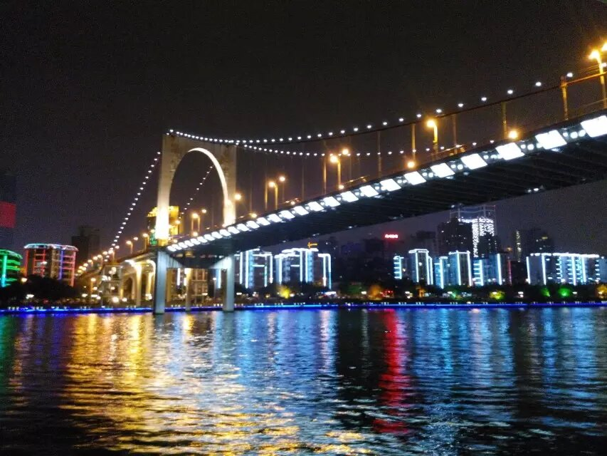 夜游柳江，风景大好